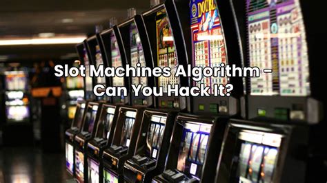  slot machine algorithm hack